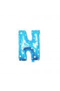 Alphabet Blue Stars Foil Balloon